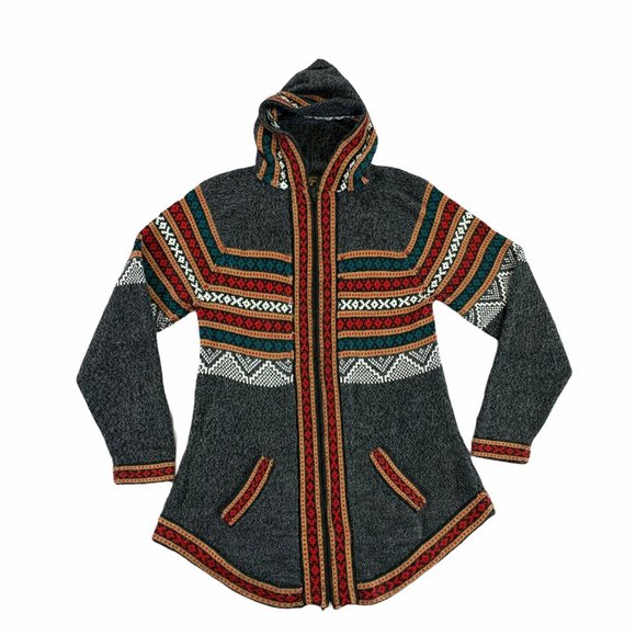 Artesania Sweaters - Artesania EDM 100% Alpaca Wool Hooded Sweater